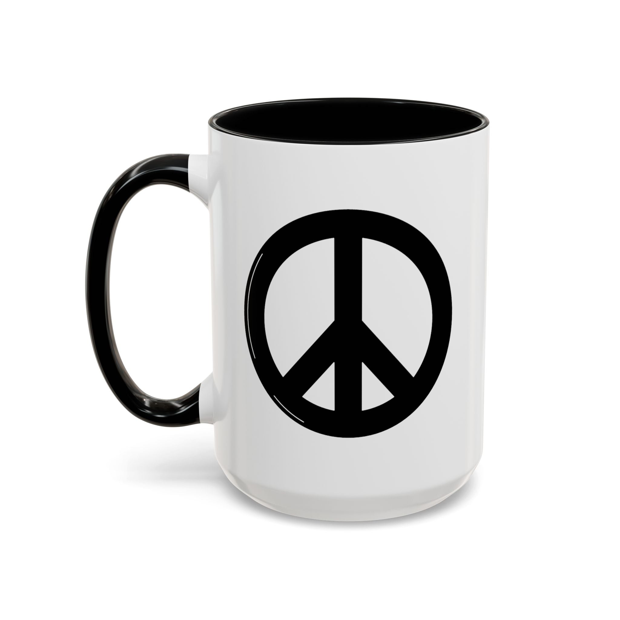 Peace Sign Coffee Mug right