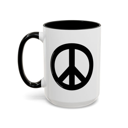 Peace Sign Coffee Mug right