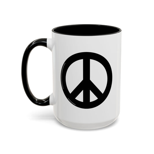 Peace Sign Coffee Mug right