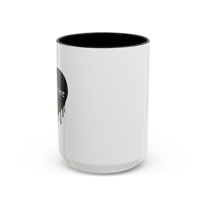 Personalized Drippy Heart Mug front