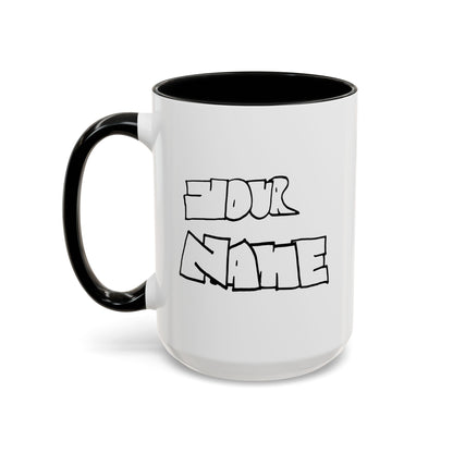 Personalized Hand Drawn Name Mug