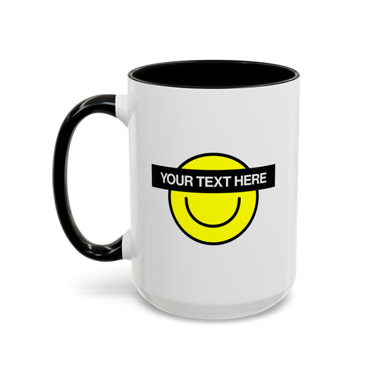Personalized Smiley Coffee Mug right