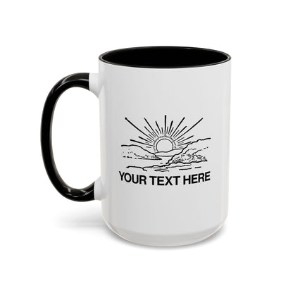Personalized Sunrise Coffee Mug right