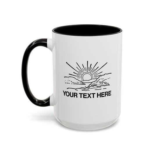 Personalized Sunrise Coffee Mug right