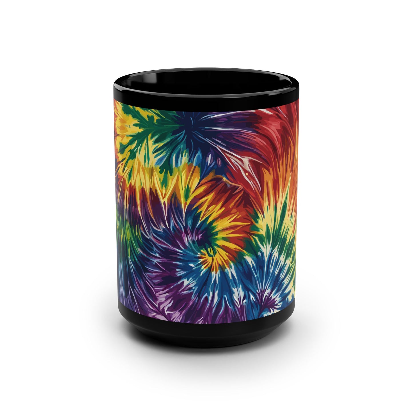 Rainbow Tie Dye Mug front
