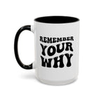 Remember Your Why Coffee Mug right