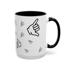 Scattered Shaka Coffee Mug left