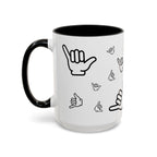 Scattered Shaka Coffee Mug right