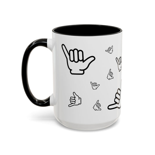 Scattered Shaka Coffee Mug right