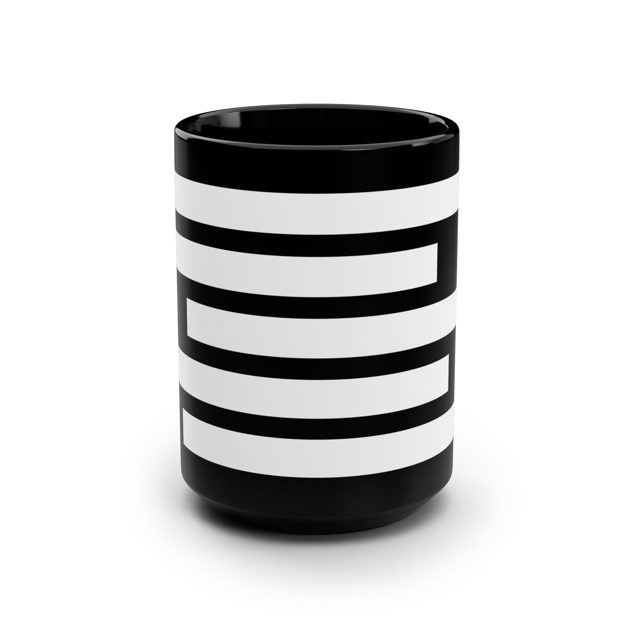 Shifted Bars Coffee Mug front
