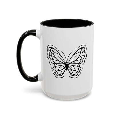 Simple Butterfly Coffee Mug right