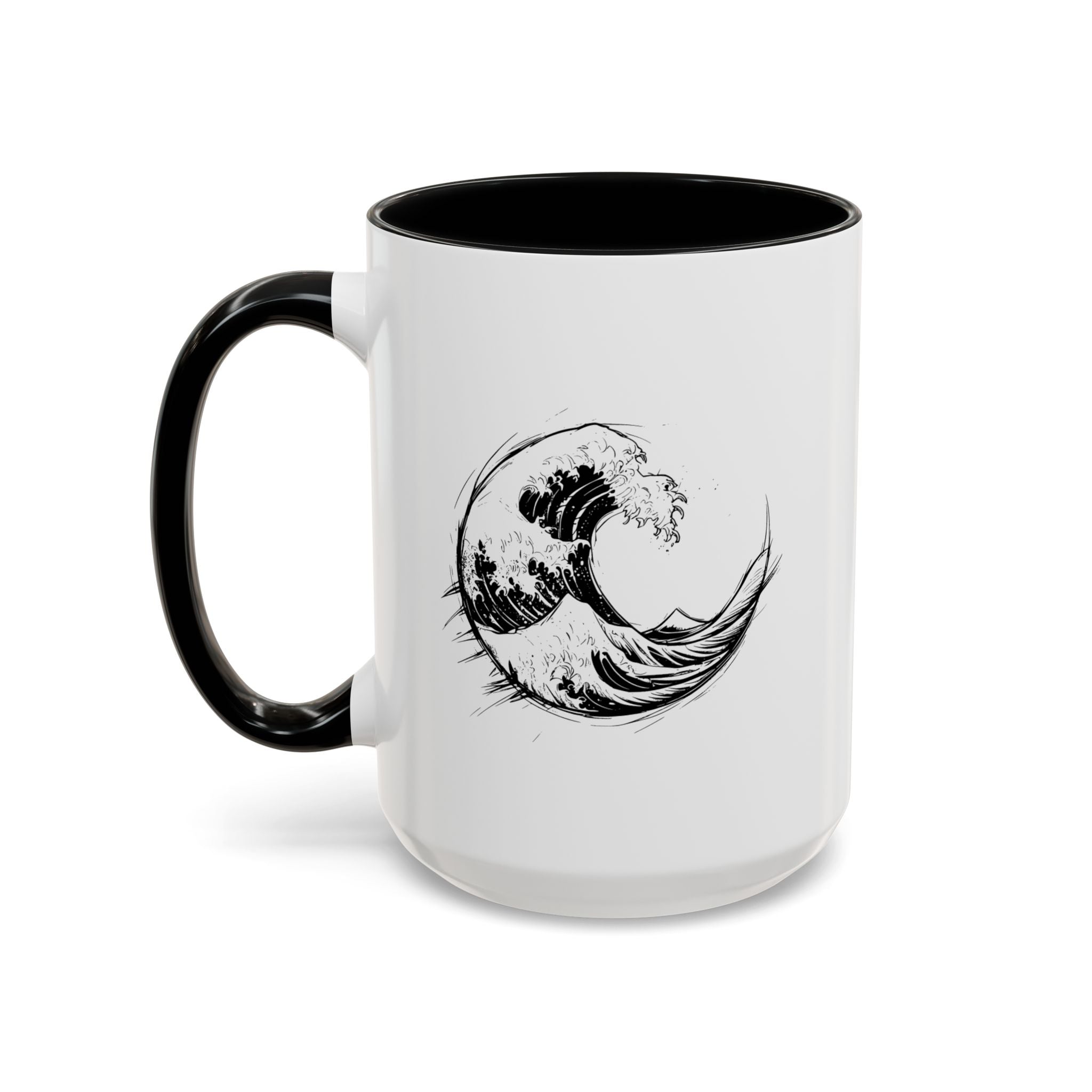 Sketched Circle Wave Mug right