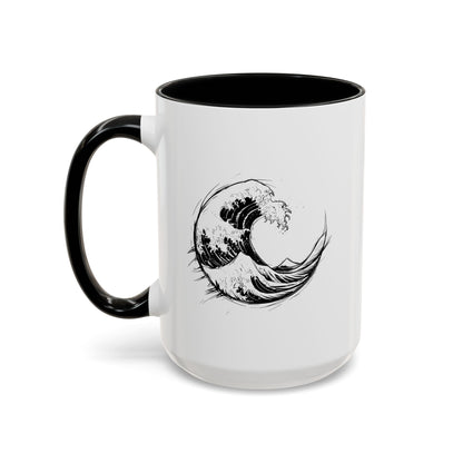 Sketched Circle Wave Mug right