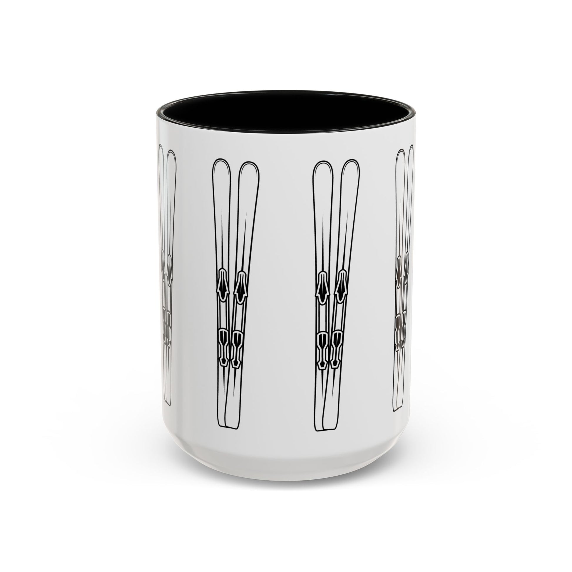 Snow Ski Coffee Mug front
