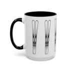 Snow Ski Coffee Mug right