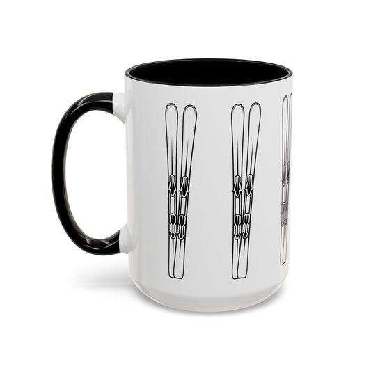 Snow Ski Coffee Mug right