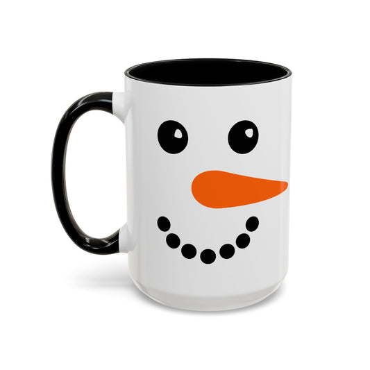 Snowman Face Coffee Mug