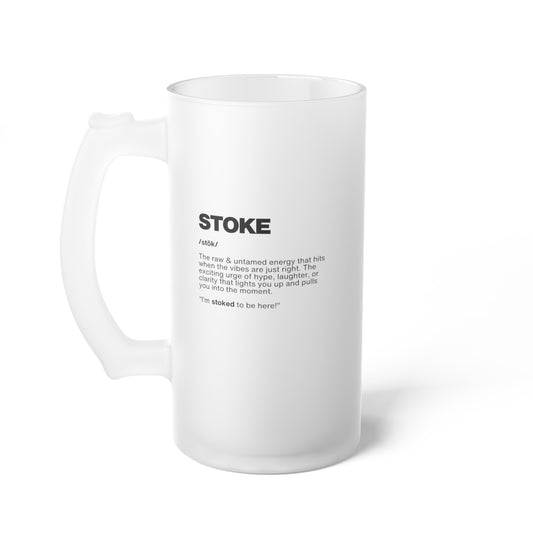 Stoke Definition Frosted Glass Mug