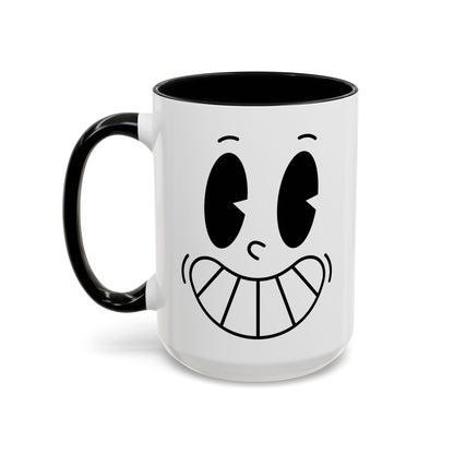Stoked Toon Face Coffee Mug right