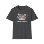 Talk to Me After Coffee T-Shirt grey