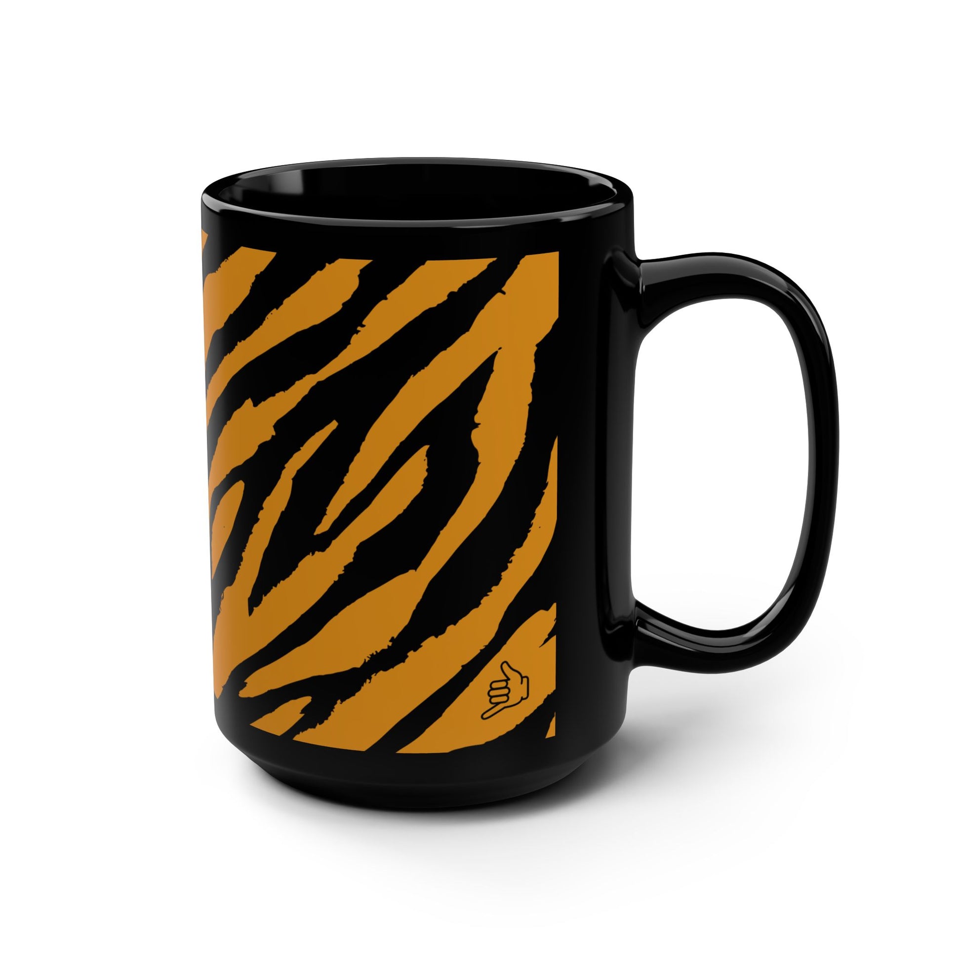 Tiger Print Coffee Mug left