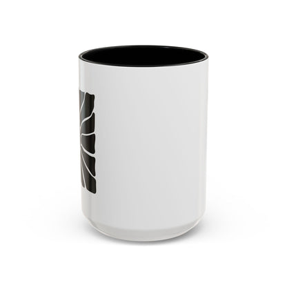 Trippy Sun Coffee Mug front