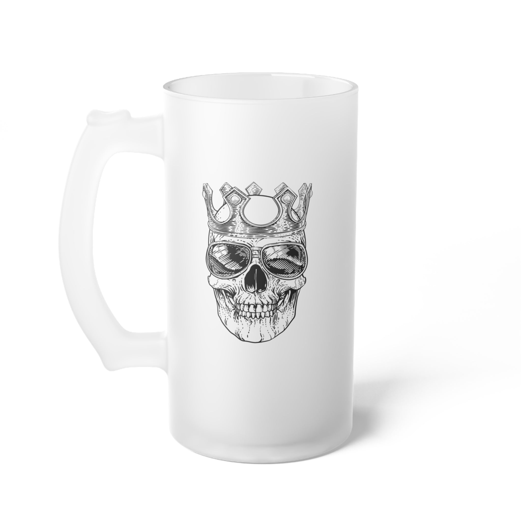 Unliving Legend Frosted Glass Mug
