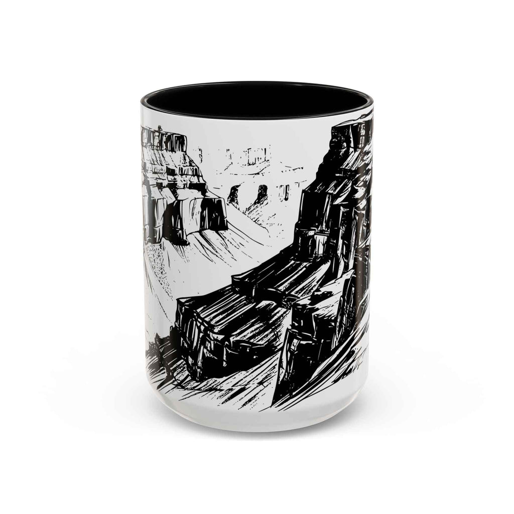 Wrapped Canyon Sketch Coffee Mug