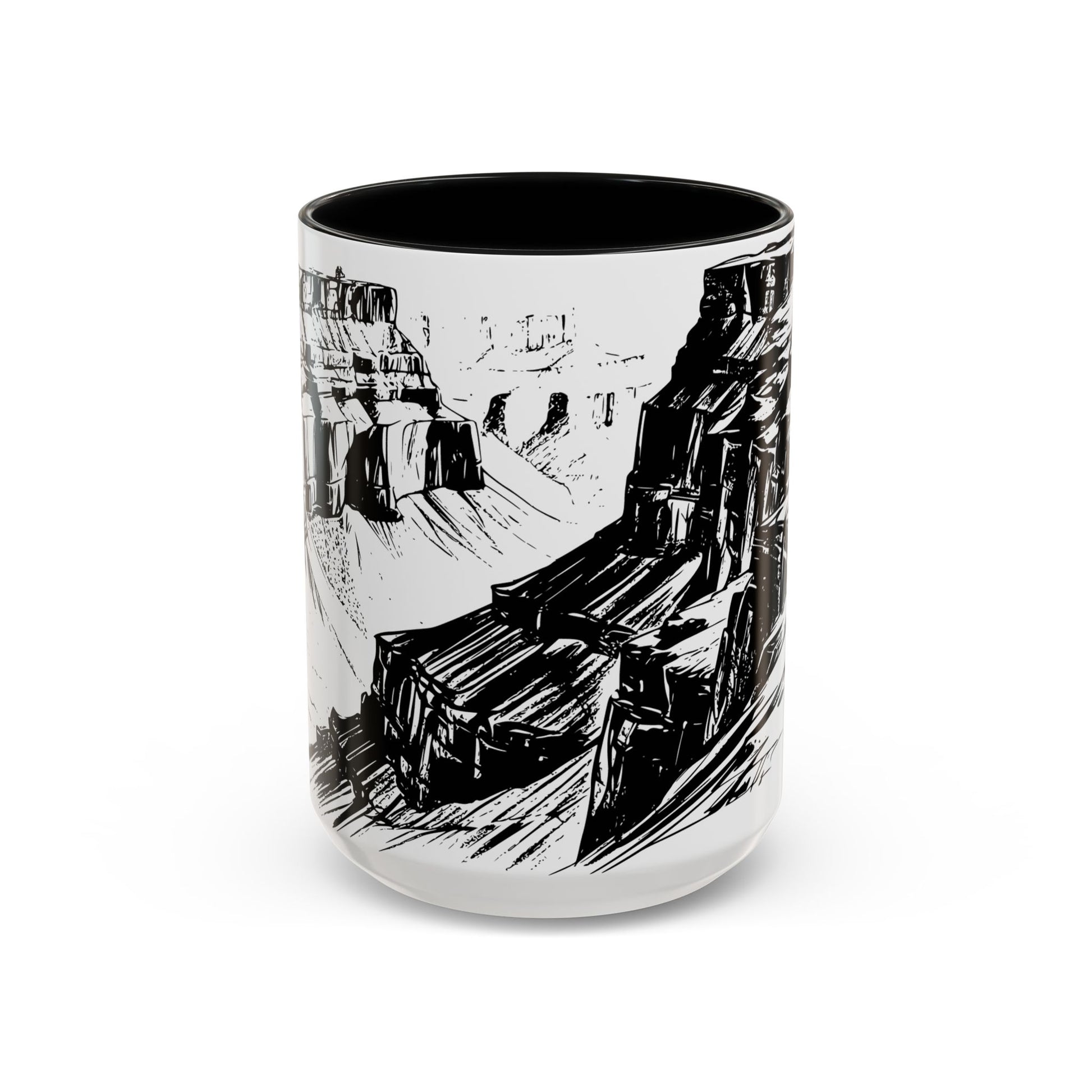Wrapped Canyon Sketch Mug front