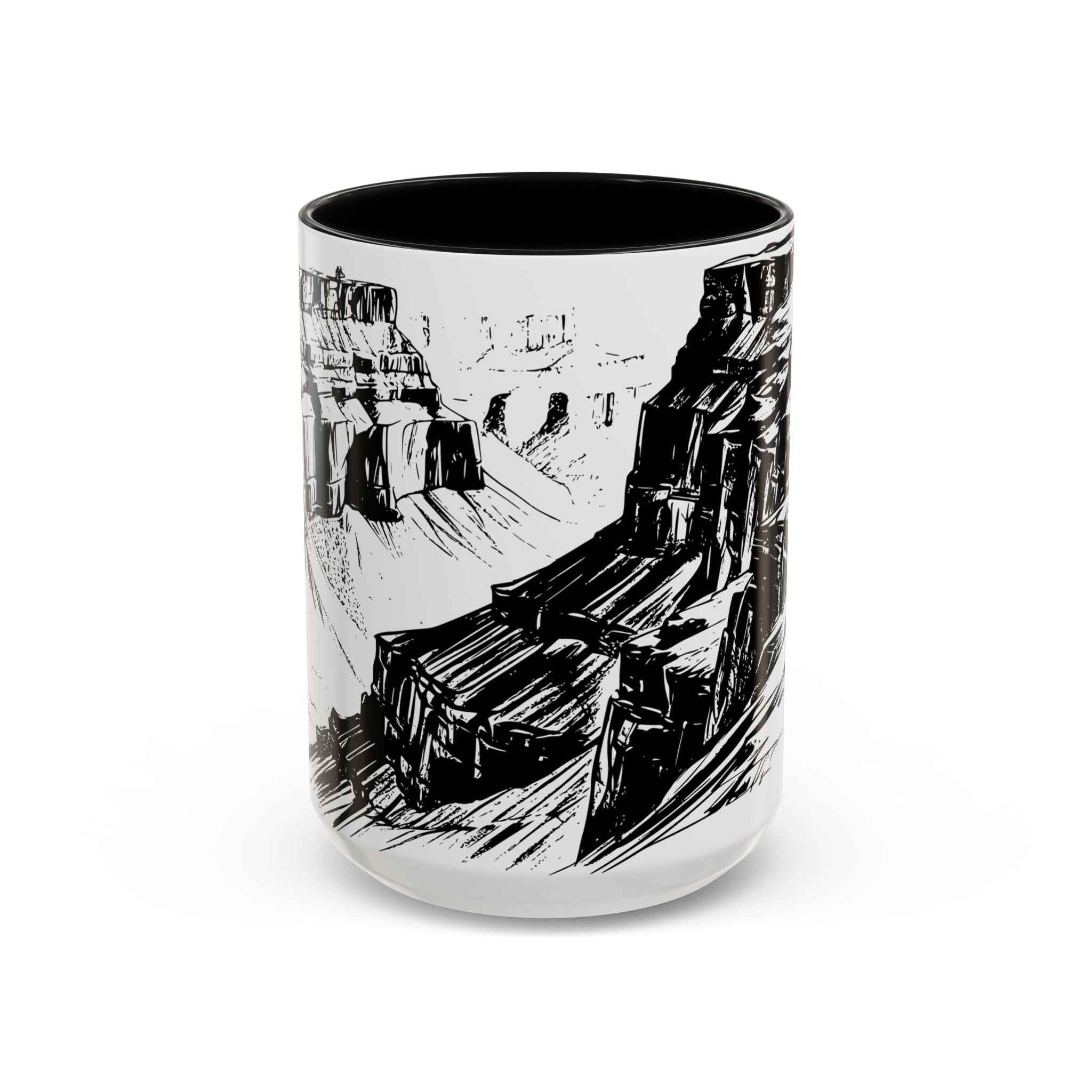 Wrapped Canyon Sketch Coffee Mug