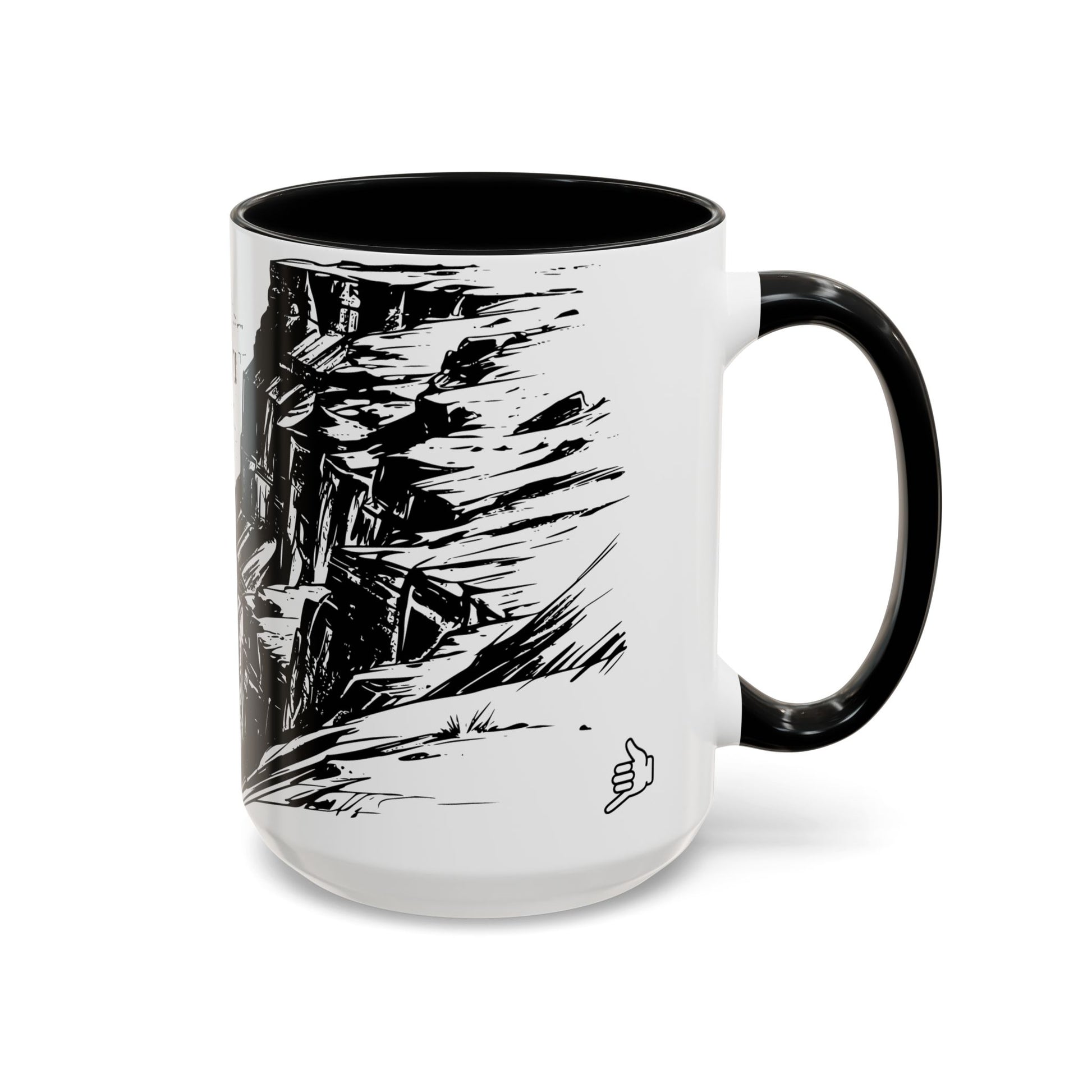 Wrapped Canyon Sketch Mug left