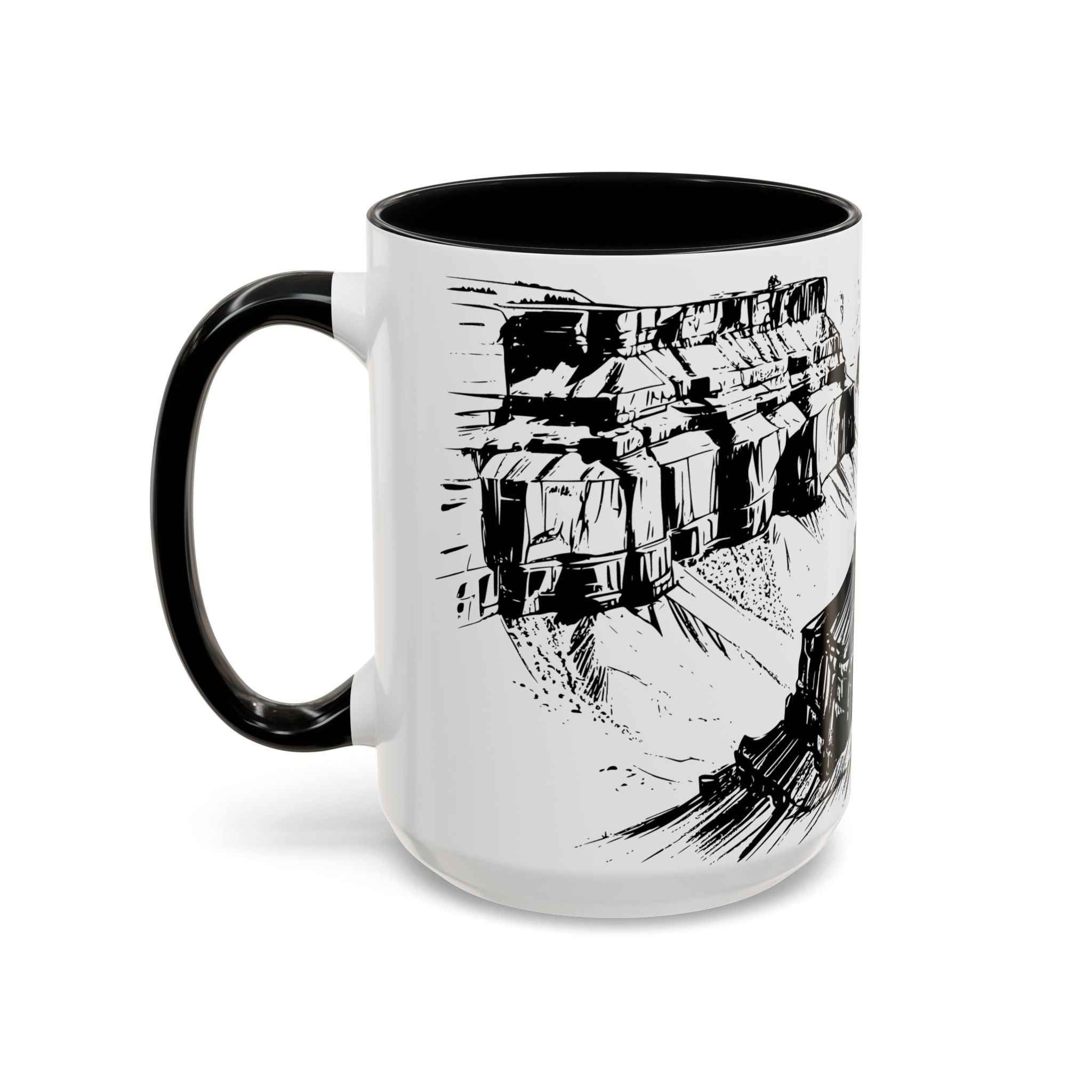 Wrapped Canyon Sketch Coffee Mug