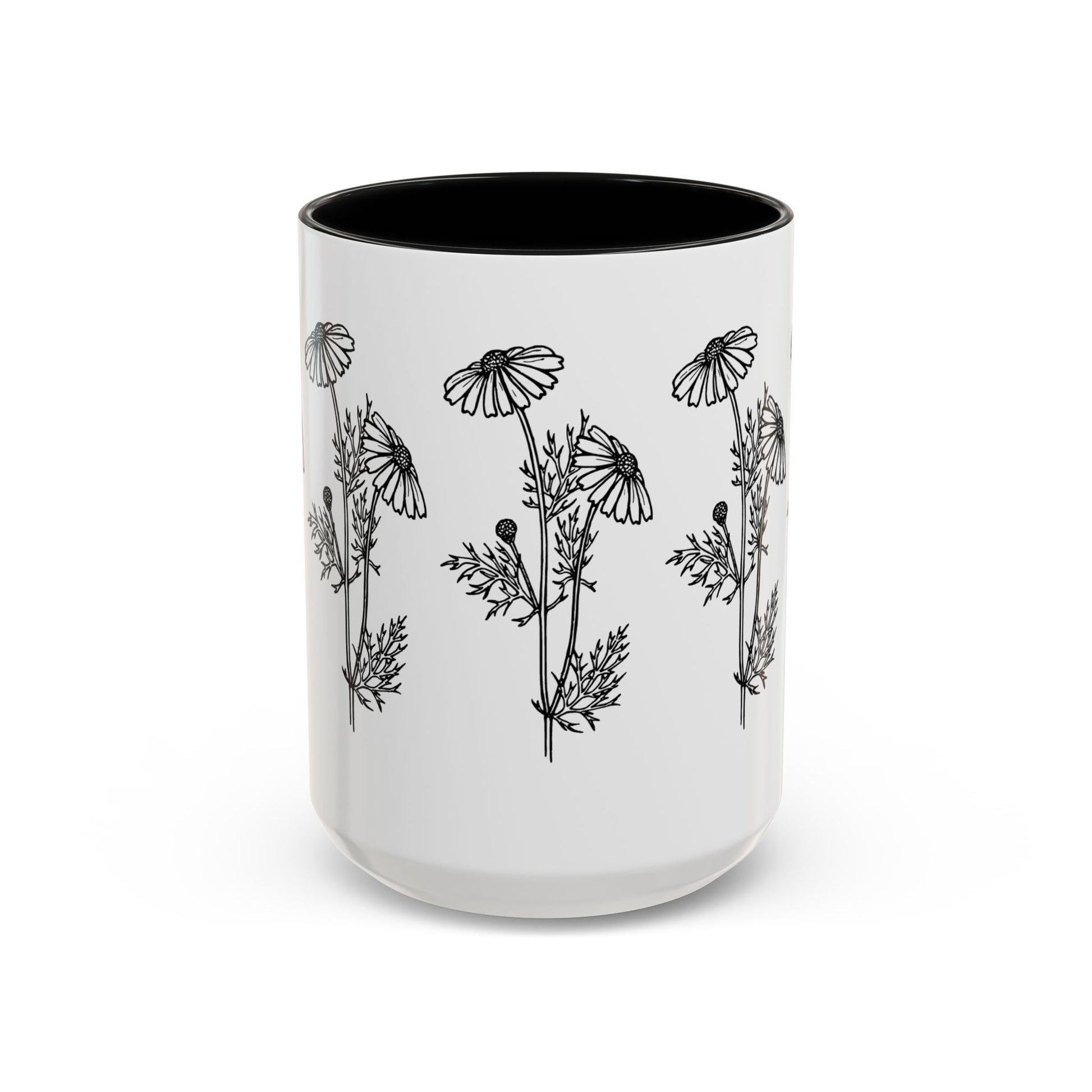 Wrapped Daisy Coffee Mug front