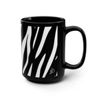 Zebra Print Coffee Mug left