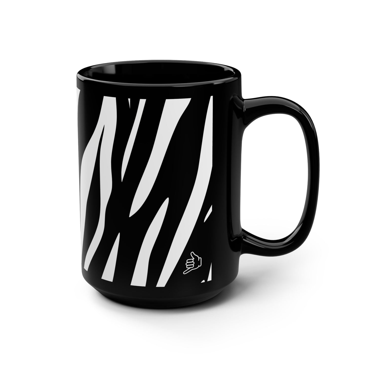 Zebra Print Coffee Mug left