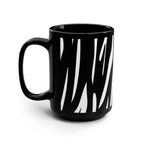 Zebra Print Coffee Mug right