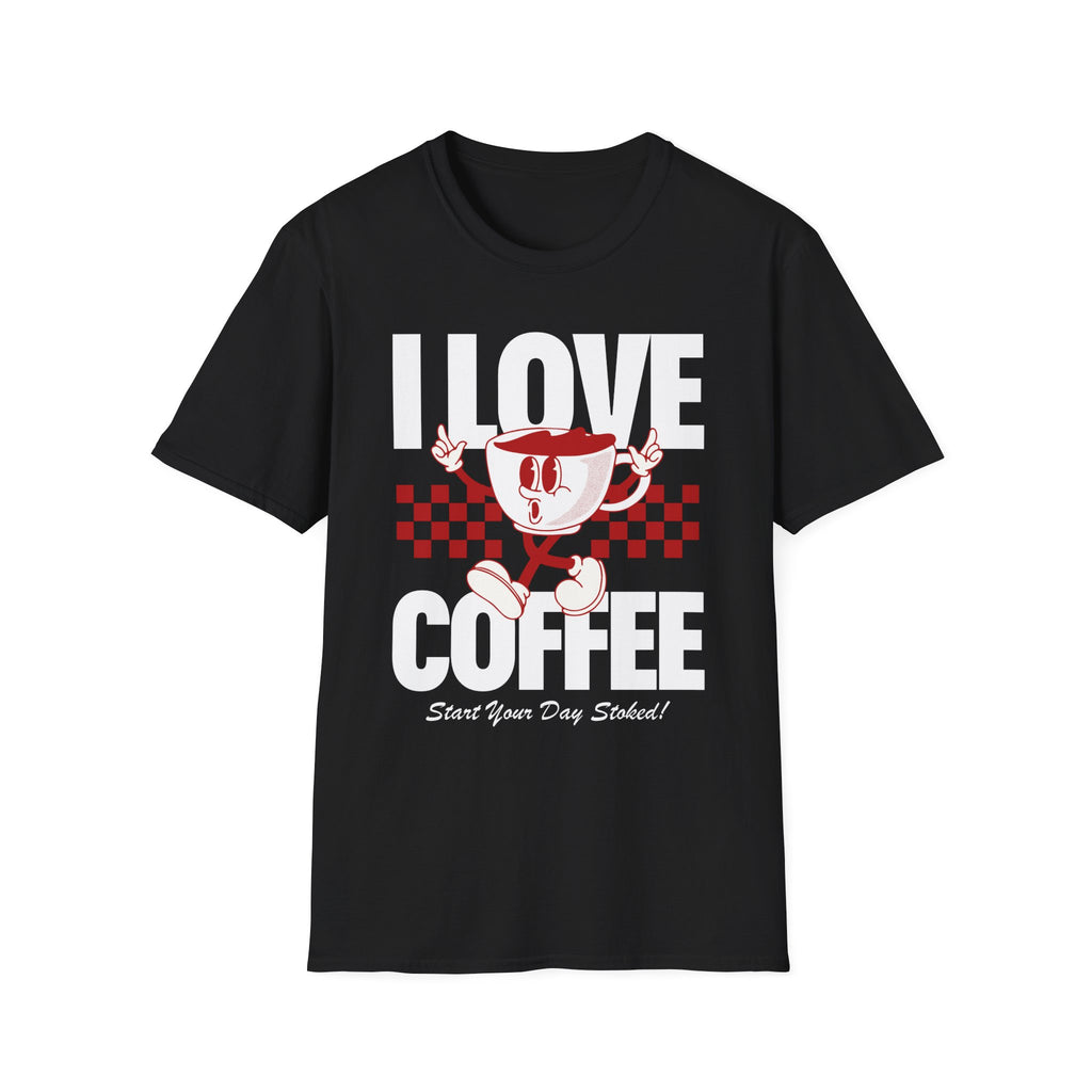 black I Love Coffee T-Shirt