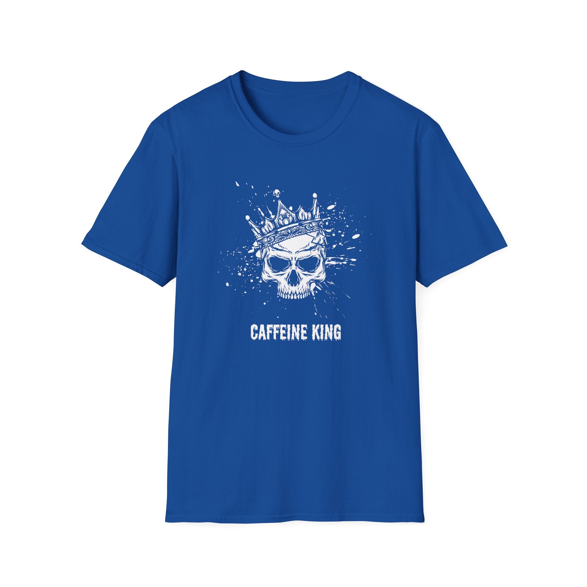 blue Caffeine King T-Shirt