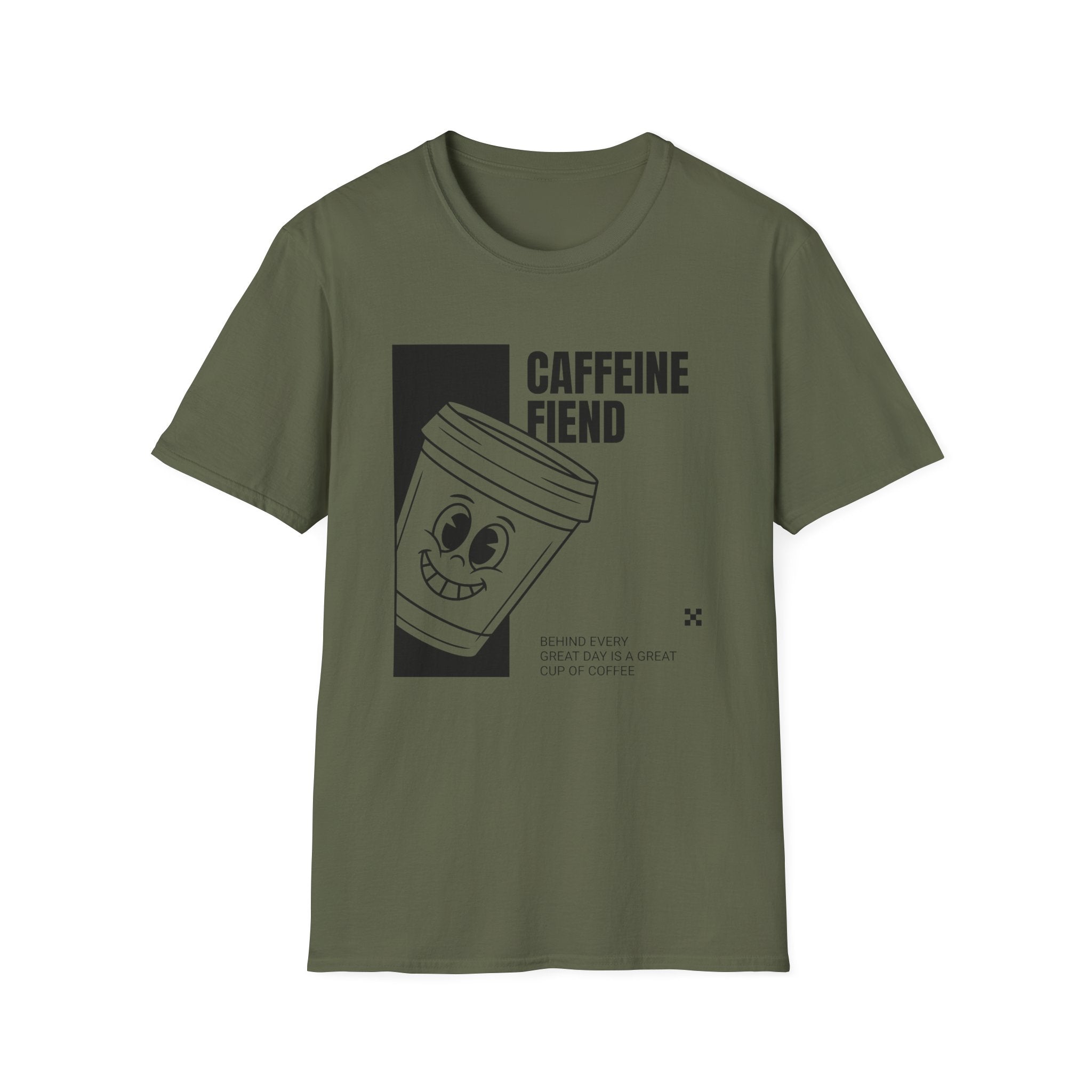 green Caffeine Fiend T-Shirt