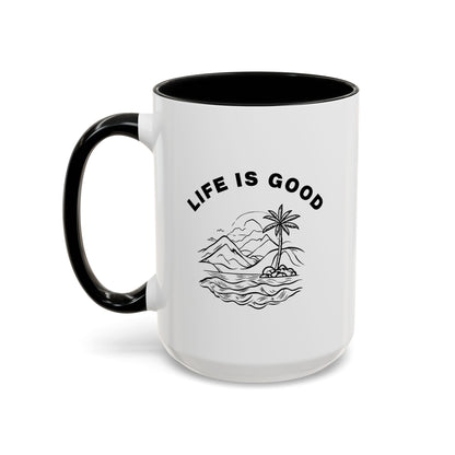 life is good mug right
