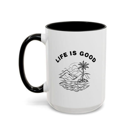 life is good mug right