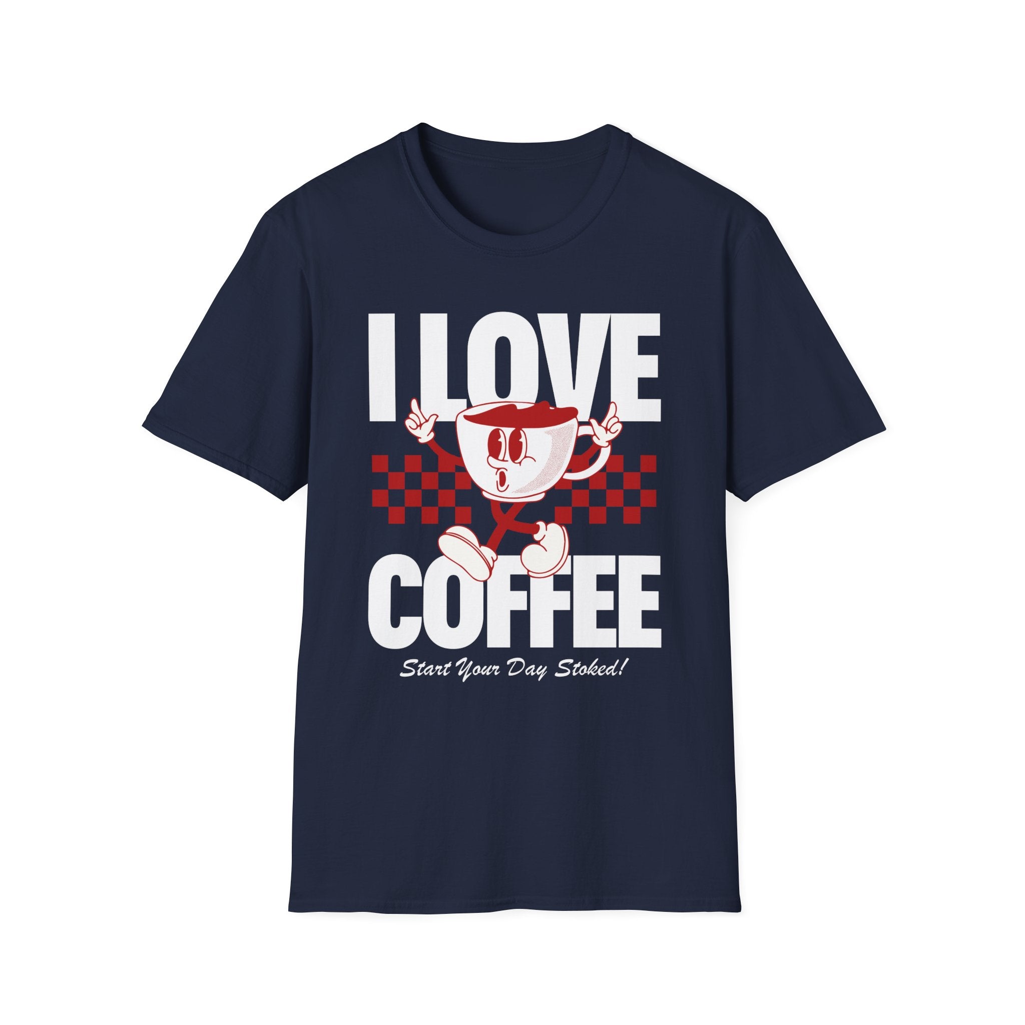 Navy I Love Coffee T-Shirt